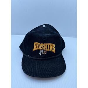 Vintage Sports Specialties Corduroy Washington Redskins Script Zip Back Hat 90's